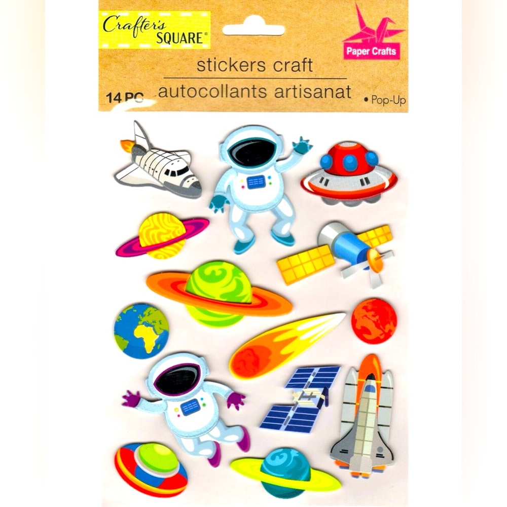 - 🌎 GALAXY PLANET POP UP STICKERS 🌎